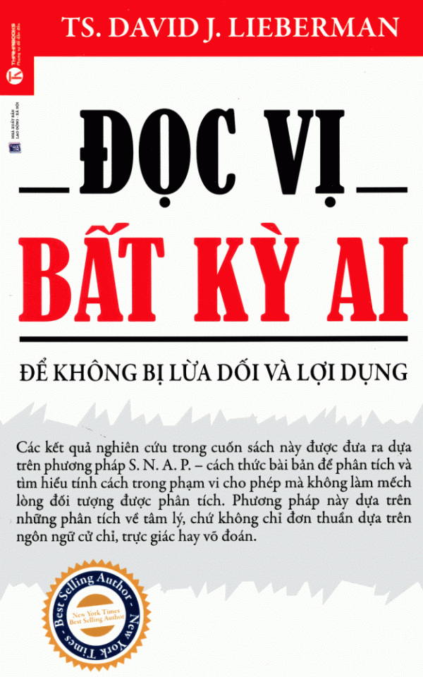 Đọc vị bất kỳ ai - Cuốn sách tâm lý hay của tác giả David J.Lieberman